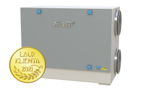 Centrala wentylacyjna Rekuperator SWNM Provent Mistral 400 EC 400m3/h wymiennik krzyżowy