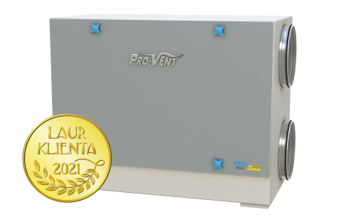 Centrala wentylacyjna Rekuperator SWNM Provent Mistral 400 EC 400m3/h wymiennik krzyżowy
