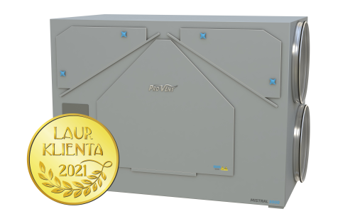 Centrala wentylacyjna Rekuperator SWNM Provent Mistral 3000 EC 3000m3/h wymiennik krzyżowy