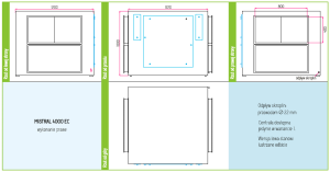 Centrala wentylacyjna Rekuperator SWNM Provent Mistral 4000 EC 4000m3/h wymiennik krzyżowy