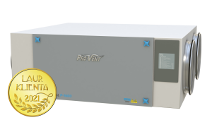 Centrala wentylacyjna Rekuperator SWNM Provent Mistral P 1600 EC 1600m3/h wymiennik krzyżowy wiszący