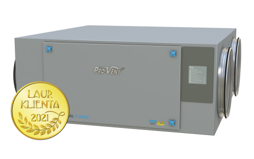 Centrala wentylacyjna Rekuperator SWNM Provent Mistral P 2000 EC 2000m3/h wymiennik krzyżowy wiszący
