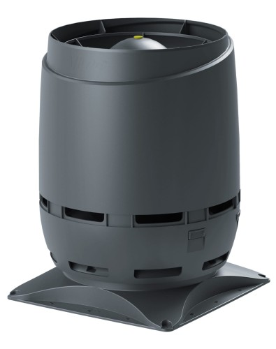 Wentylator dachowy FLOW ECO200S 1360m3/h + płyta montażowa 400x400mm szary