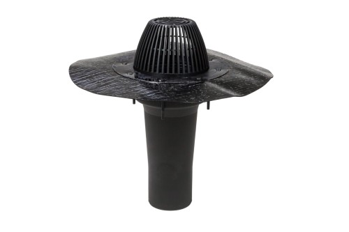 Wpust dachowy AM (Przejście dachowe) 90mm z kołnierzem bitumicznym