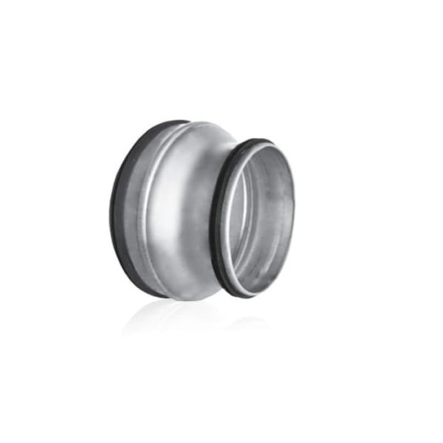 Redukcja tłoczona RPCL 200-125mm z uszczelką do rur spiro metalowa stalowa ocynkowana