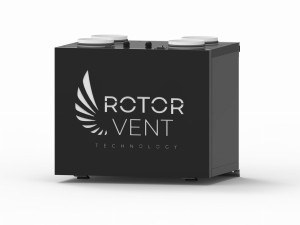 Centrala wentylacyjna rekuperator Leon LV/R/350m3/h/E Rotor vent z wymiennikiem obrotowym z króćcami do góry dowolny kolor z palety ral czyste powietrze