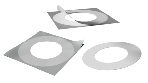 Naklejka ochronna pod anemostat 125mm