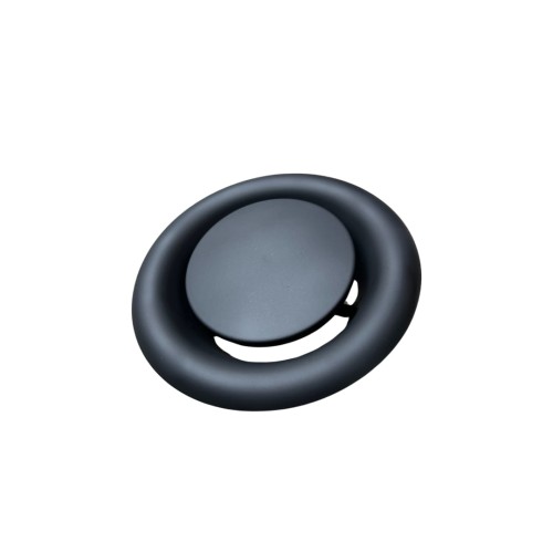 Anemostat wywiewny fi125 czarny mat