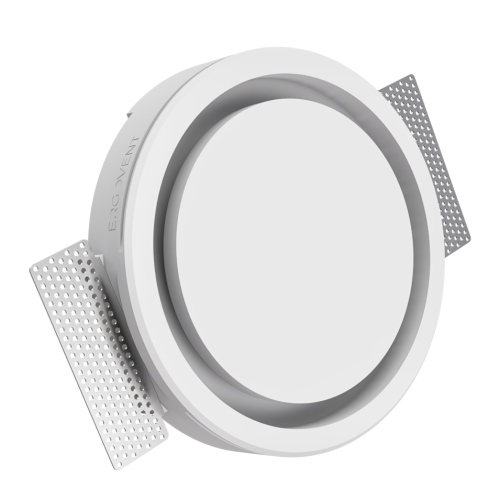 Anemostat bezramkowy gipsowy fi150 ergovent rondo okrągły ładny