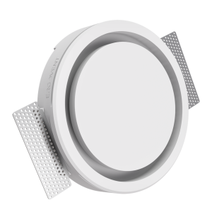 Anemostat bezramkowy nawiewno-wywiewny 125mm okrągły gipsowy