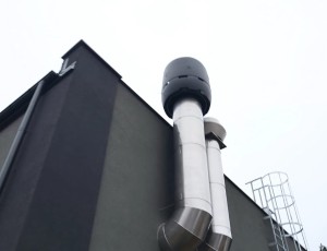 Czerpnia-wyrzutnia dachowa wywietrznik FLOW 125S