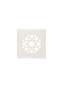 Kratka wentylacyjna wzór Bąbelki fi 125 kwadratowa - anemostat