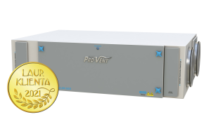 Centrala wentylacyjna Rekuperator SWNM Provent Mistral SLIM 600 EC 600m3/h wymiennik przeciwprądowy