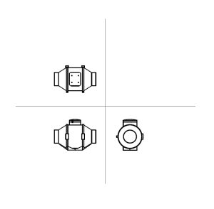 Wentylatory kanałowe TT PRO 150/160 Rzuty
